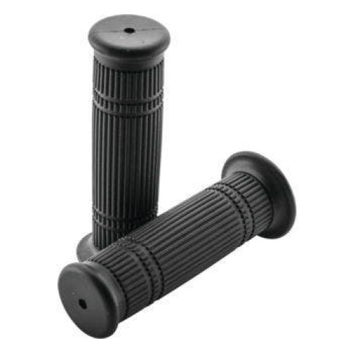 PartzBiz HD: 4422445-BikeMaster Motorcycle 7/8 ” ปลอกแฮนด์ Splined Black 124mm WLG-232-Black