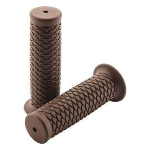 PartzBiz HD: 4422449-BikeMaster Motorcycle 7/8 ” ปลอกแฮนด์ Brown Scales 124mm WLG-230-Brown
