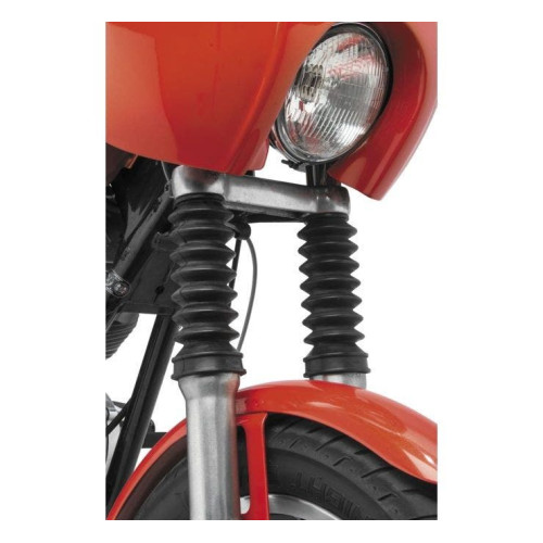 PartzBiz HD: 4422430-Biker's Choice 666760 Old School Black 39mm Extended Length 6.9" Fork Boots Harley PartzBiz HD: 4422430-Biker's Choice 666760 Old School Black 39mm Extended Length 6.9" Fork Boots Harley