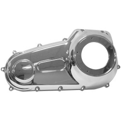 PartzBiz HD TR488708 - Biker's Choice Chrome Outer Primary Cover Harley Dyna Softail 06-17 OE 60782-06 replacement part old school chopper bagger electra glide road street king cvo