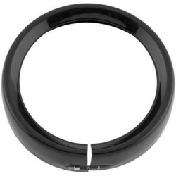 PartzBiz HD TR482913 - Bikers Choice 7 ” วงแหวนครอบไฟหน้าสีดำสำหรับ Harley Touring FLD 83-13 | 482913 160339