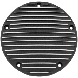PartzBiz HD TR666742 - Bikers Choice สีดำ Finned 5 Hole Derby Domed Cover Harley Twin Cam 99-16 | 19-006 PartzBiz HD TR666742 - Bikers Choice สีดำ Finned 5 Hole Derby Domed Cover Harley Twin Cam 99-16 | 19-006