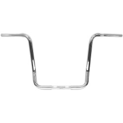 PartzBiz HD TR400144 - Bikers Choice Chrome 1 1/4 ” Dresser Bagger 13 ” แฮนด์ Rise สำหรับ Harley Touring 84-13 400144