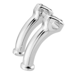 PartzBiz HD TR215547 - Bikers Choice Chrome Softail Deuce Pullback Riser Set For Harley FXSTD 00-07 PartzBiz HD TR215547 - Bikers Choice Chrome Softail Deuce Pullback Riser Set For Harley FXSTD 00-07