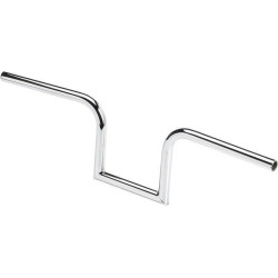 PartzBiz HD DS06015112 - Biltwell 6003-1056 1 ” Frisco Smooth Slotted Chrome Handlebar Harley Metric 0601-5112 06015112 davidson XS650 shadow virago vulcan intruder bobber chopper มอเตอร์ไซค์