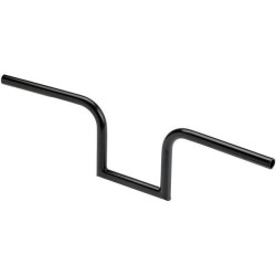 PartzBiz HD DS06015111 - Biltwell 6003-2016 1 ” Frisco Smooth Slotted แฮนด์รถสีดำ Harley Metric 0601-5111 0601511 davidson XS650 shadow virago vulcan intruder bobber chopper Motorcycle