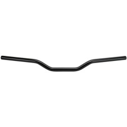 PartzBiz HD DS06014091 - Biltwell 6008-2012 Black Tracker Mid 3 ” Rise 1 ” แฮนด์ไม่มีรอยบุ๋ม Harley Sportster XL Custom Dirt Track Vintage Street Chopper Motorcycle 0601-4091 06014091