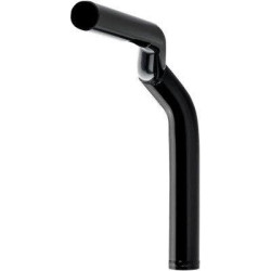 PartzBiz HD DS06015167 - Biltwell 6260-2013 10 ” Tyson XL Pullback 1 ” Black T-Bar Smooth Slotted Harley Handlebar 0601-5168 06015168 davidson XS650 shadow virago vulcan intruder bobber chopper motorcycle