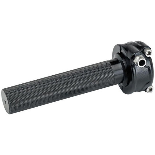 PartzBiz HD: 4422141-Biltwell 6601-201-78 Black Aluminium Whisky Throttle - 7/8 ” Bars - Single Cable chopper custom Motorcycle street hand hand control accessories replacement new 0632-0691 06320691