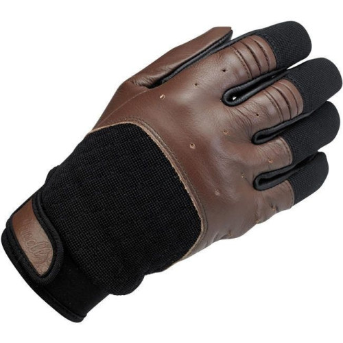 PartzBiz HD: 4422123-Biltwell Bantam Heavy Duty ถุงมือหนังสีน้ำตาลและสีดำ (XS-2XL) หนังหนังกลับบุนวมภายใน ทนต่อการขัดถู การแยกแรงกระแทก ด้ามจับกลางแจ้งเย็บ การป้องกันมือสภาพอากาศที่ปรับได้ 3301-2674 3301-2673