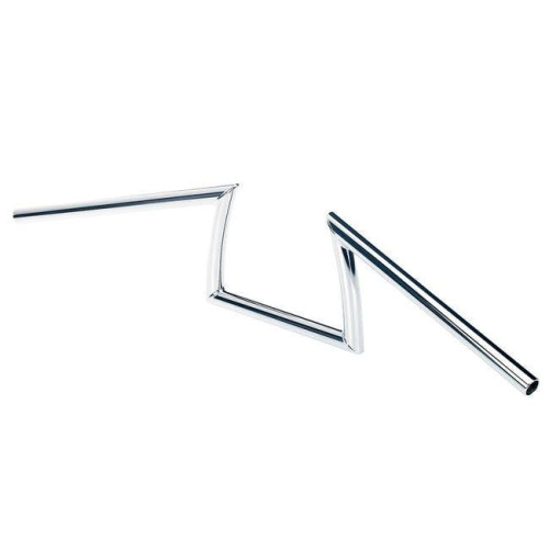 PartzBiz HD: 4422066-Biltwell Chrome Keystone 2 ” Rise 7/8 ” แฮนด์แบบไม่มีรอยบุ๋มสำหรับ Harley & Metric Custom Motorcycle Custom Street Raked Sport Softail Drag Fat Bob Chopper 0601-2351 06012351
