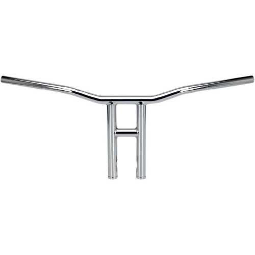 PartzBiz HD: 4422038-Biltwell Chrome Tyson XL 12 ” Rise 1 ” แฮนด์บาร์ T-Bar สำหรับ Harley & Custom | 6242-1053