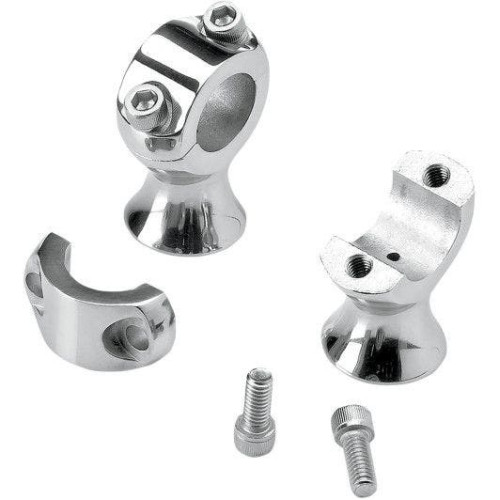 PartzBiz HD: 4422015-Biltwell Polished 1 ¾" Slim Line Handlebar Risers Harley 1" Bars Heavy Duty | SR-125-SS-PS PartzBiz HD: 4422015-Biltwell Polished 1 ¾" Slim Line Handlebar Risers Harley 1" Bars Heavy Duty | SR-125-SS-PS