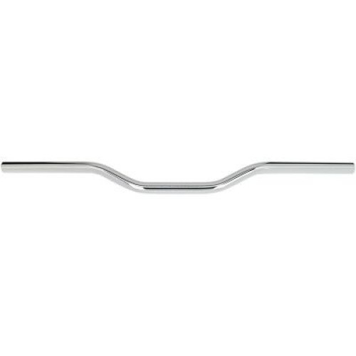 PartzBiz HD: 4421993-Bitlwell 6007-1056 1 ” Tracker Smooth Slotted Chrome Handlebar Harley Metric Custom 0601-5120 06015120 davidson sx650 shadow virago vulcan intruder bobber chopper มอเตอร์ไซค์