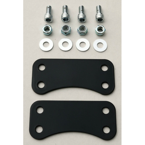PartzBiz HD: 4422004-Black 1" Fender Spacer Lift Bracket Kit Harley Touring FLH/T 14-Up BEST FOR ELECTRA SOFTAIL ROAD STREET GLIDE DYNA SPORTSTER
