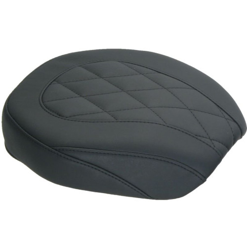 PartzBiz HD: 4421953-Mustang Seats Black Smooth Wide Tripper Passenger Pillion Seat Harley Dyna 06-17 | 76705 PartzBiz HD: 4421953-Mustang Seats Black Smooth Wide Tripper Passenger Pillion Seat Harley Dyna 06-17 | 76705