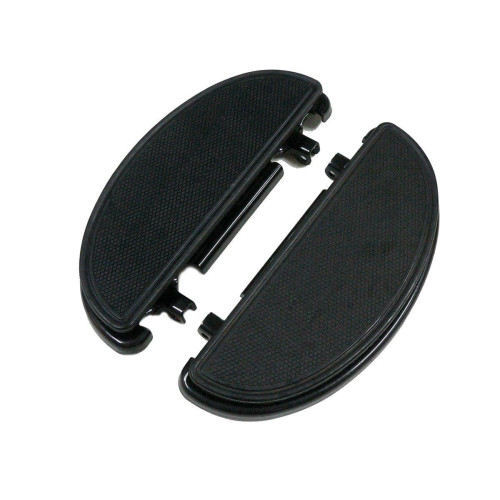 PartzBiz HD: 4421931-Black Half-Moon Front Driver Floorboards Harley Touring Softail FLD  | 27-0162 Repl OEM 51400-08