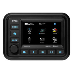PartzBiz HD WP63-8304 - Boss Bluetooth Black 1000 watt Amplifier 4 3" Speaker Motorcycle ATV Sound System | MCBK470B PartzBiz HD WP63-8304 - Boss Bluetooth Black 1000 watt Amplifier 4 3" Speaker Motorcycle ATV Sound System | MCBK470B