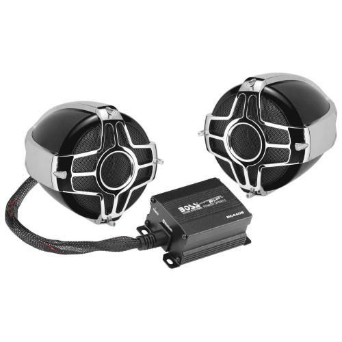 PartzBiz HD: 4421806-Boss Audio Systems Bluetooth Max Power 3" Speakers and 600wAmplifier MC440B 63-8039 568866 loud best for motorcycle atv utv powersport golf cart motorcycle PartzBiz HD: 4421806-Boss Audio Systems Bluetooth Max Power 3" Speakers and 600wAmplifier MC440B 63-8039 568866 loud best for motorcycle atv utv powersport golf cart motorcycle