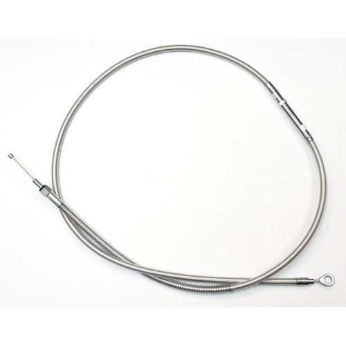 PartzBiz HD: 4421817-Braided Stainless Clutch Cable Harley Touring + 8 Over Stock FLHT FLHX 08-13 | 667-08SC/8 PartzBiz HD: 4421817-Braided Stainless Clutch Cable Harley Touring + 8 Over Stock FLHT FLHX 08-13 | 667-08SC/8