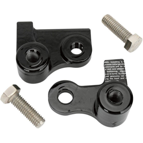 PartzBiz HD: 4421701-Burly Brand B28-22007 Black Rear Lowering Blocks Kit For Harley Dyna Glide 06-17 PartzBiz HD: 4421701-Burly Brand B28-22007 Black Rear Lowering Blocks Kit For Harley Dyna Glide 06-17
