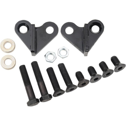 PartzBiz HD: 4421709-ชุดสำหรับ Harley Touring Flh Flt 97-01 | Burly สีดำด้านหลัง Lowering Blocks Kit B28-279