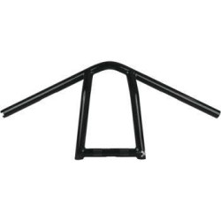 PartzBiz HD B12-6041B - Burly Brand Black 11inch Rise The Jim 1inch Steel Handlebars B12-6041B PartzBiz HD B12-6041B - Burly Brand Black 11inch Rise The Jim 1inch Steel Handlebars B12-6041B