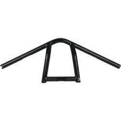 PartzBiz HD B12-6040B - Burly Brand Black 9inch Rise The Jim 1inch Steel Handlebars B12-6040B PartzBiz HD B12-6040B - Burly Brand Black 9inch Rise The Jim 1inch Steel Handlebars B12-6040B