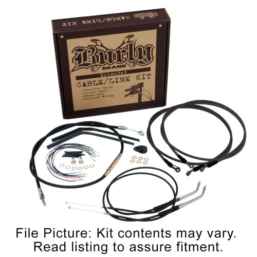 PartzBiz HD: 4421532-Burly ยี่ห้อชุดสายคลัตช์เบรคมือจับแฮนด์ Harley Softail M8 w/ ABS 18-Up 0662-0713 06620713 flde flfb dlhc dlsl slim fat boy Heritage classic deluxe davidson เดิมพันสำหรับแพ็คเกจซื้อ