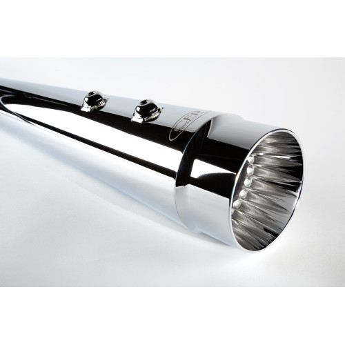 PartzBiz HD: 4421386-Cary Faas CFR 4 1/2 ” ท่อเก็บเสียงโทรโข่งทรงเรียว Chrome Smooth Harley FLH | CFR-FL002C PartzBiz HD: 4421386-Cary Faas CFR 4 1/2 ” ท่อเก็บเสียงโทรโข่งทรงเรียว Chrome Smooth Harley FLH | CFR-FL002C