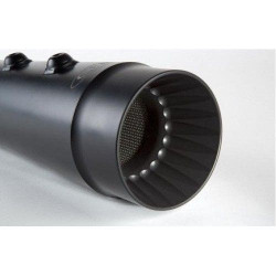 PartzBiz HD CFR-VEX002B - Cary Faas CFR 4.5" Black Single Fluted Slip-On Mufflers Harley V-Rod 02-09 CFR-VEX002B Street Rod; Night Rod; A model; and B model. PartzBiz HD CFR-VEX002B - Cary Faas CFR 4.5" Black Single Fluted Slip-On Mufflers Harley V-Rod 02-09 CFR-VEX002B Street Rod; Night Rod; A model; and B model.