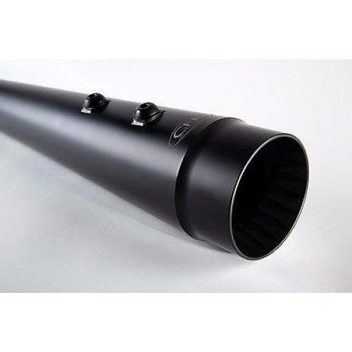 PartzBiz HD: 4421389-CFR 4.5" Black Smooth Slip-On Mufflers Exhaust Harley V-Rod 02-09 CFR-VEX001B Street Rod; Night Rod; A model; and B model.