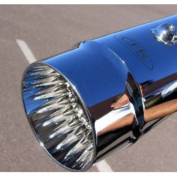 PartzBiz HD CFR-VEX002C - Cary Faas CFR 4.5" Chrome Single Fluted Slip-On Mufflers Harley V-Rod 02-09 CFR-VEX002C Street Rod; Night Rod; A model; and B model. PartzBiz HD CFR-VEX002C - Cary Faas CFR 4.5" Chrome Single Fluted Slip-On Mufflers Harley V-Rod 02-09 CFR-VEX002C Street Rod; Night Rod; A model; and B model.