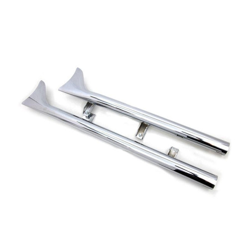PartzBiz HD: 4421379-Chrome 1-7/8" Straight Fishtail Slip-On Mufflers 15-19 Indian Scout 30-1762 PartzBiz HD: 4421379-Chrome 1-7/8" Straight Fishtail Slip-On Mufflers 15-19 Indian Scout 30-1762