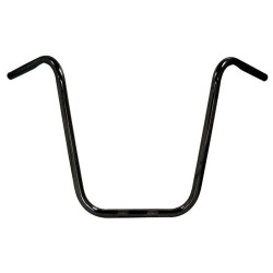 PartzBiz HD MU40062 - Chrome 16 ” Rise Black Ape Hanger 1 ” แฮนด์บาร์สไตล์ Harley 82-Later PartzBiz HD MU40062 - Chrome 16 ” Rise Black Ape Hanger 1 ” แฮนด์บาร์สไตล์ Harley 82-Later