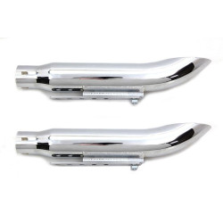 PartzBiz HD VT30-0784 - ชุดท่อไอเสีย Chrome 16 ” Turn Out Slip-On Harley Davidson & Custom Chopper 30-0784 PartzBiz HD VT30-0784 - ชุดท่อไอเสีย Chrome 16 ” Turn Out Slip-On Harley Davidson & Custom Chopper 30-0784
