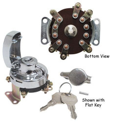 PartzBiz HD MU15103 - Chrome 6 Post Ignition Switch Harley Big Twin Fat Bob Dashes 36-95 75105-73T PartzBiz HD MU15103 - Chrome 6 Post Ignition Switch Harley Big Twin Fat Bob Dashes 36-95 75105-73T