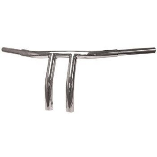 PartzBiz HD: 4421287-แฮนด์บาร์แบบลากตัว T-Bar ขนาด 8 นิ้ว Chrome Harley Big Twin & Sportster 40016