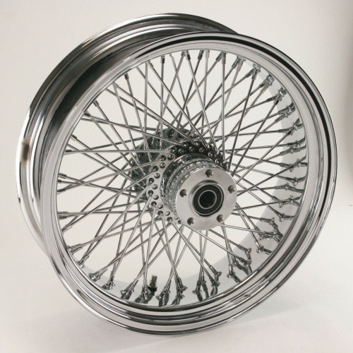 PartzBiz HD: 4421293-Chrome Billet 80 Spoke 18" x 5.5" Rear Wheel for Wide Tire Custom Softail Rigid PartzBiz HD: 4421293-Chrome Billet 80 Spoke 18" x 5.5" Rear Wheel for Wide Tire Custom Softail Rigid