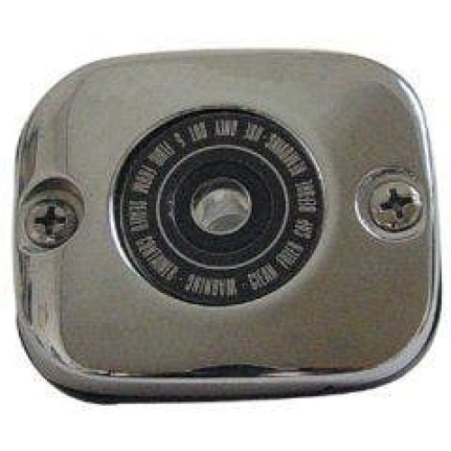 PartzBiz HD: 4421273-Chrome Front Brake Master Cylinder Cover for Harley XL Touring Softail Dyna Repl OEM 45004-96 PartzBiz HD: 4421273-Chrome Front Brake Master Cylinder Cover for Harley XL Touring Softail Dyna Repl OEM 45004-96