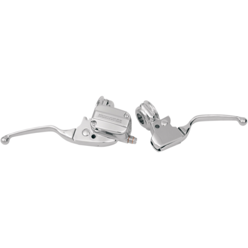 PartzBiz HD: 4421245-Chrome Handlebar Controls Brake & Clutch Levers for 08-13 Harley FLH/T