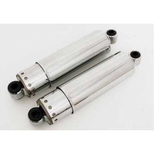 PartzBiz HD: 4421221-Midwest Chrome Lowering Shocks for Harley Big Twin & Sportster | 116-26 PartzBiz HD: 4421221-Midwest Chrome Lowering Shocks for Harley Big Twin & Sportster | 116-26