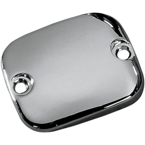 PartzBiz HD: 4421188-ฝาครอบแม่ปั๊มเบรกหน้า Chrome Smooth สำหรับ Harley XL Touring Softail Dyna