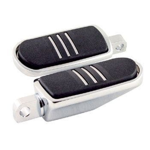 PartzBiz HD: 4421161-Chrome Streamliner Styled Foot Pegs Harley Big Twin Softail Touring 50211-04