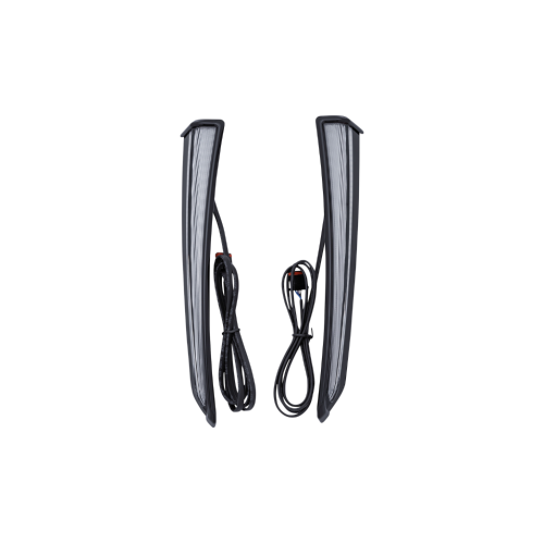 PartzBiz HD: 4421073-Ciro 45801 Black Lower Fairing Lights Amber White Turn Signals Harley Touring 14- | 45801