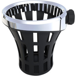 PartzBiz HD DS06360132 - Ciro 50007 Chrome Lip Big Ass Drink Holder w/o Mount Universal 30oz bottles 0636-0132 06360132 slushie 7-11 summer cup handlebar perch touring sportster dyna softail PartzBiz HD DS06360132 - Ciro 50007 Chrome Lip Big Ass Drink Holder w/o Mount Universal 30oz bottles 0636-0132 06360132 slushie 7-11 summer cup handlebar perch touring sportster dyna softail