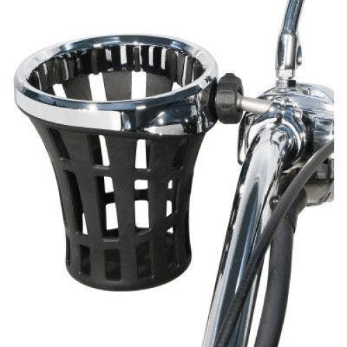 PartzBiz HD: 4421047-Ciro Chrome Big Ass Drink Holder for 7/8" and 1" Handlebars w/ mount 30oz electra glide road street king softail skim fat boy bob sportster xl nightster bobber cafe racer PartzBiz HD: 4421047-Ciro Chrome Big Ass Drink Holder for 7/8" and 1" Handlebars w/ mount 30oz electra glide road street king softail skim fat boy bob sportster xl nightster bobber cafe racer