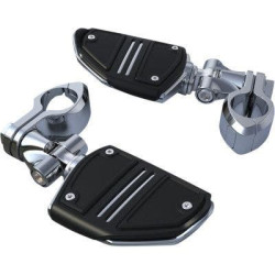 PartzBiz HD DS16210973 - Ciro 60503 Mini Twin Rail Boards Standard Chrome Clevis 1 1/4" Engine Guards 1621-0973 16210973