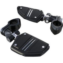 PartzBiz HD DS16210974 - Ciro 60523 Mini Twin Rail Boards Standard Black Clevis 1 1/4" Engine Guards 1621-0973 16210973