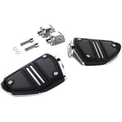 PartzBiz HD DS16201863 - EPC Great Price. Free Shipping. Ciro 61406 Twin Rail Footpeg Chrome Passenger Footrest Harley Softail 18-Up